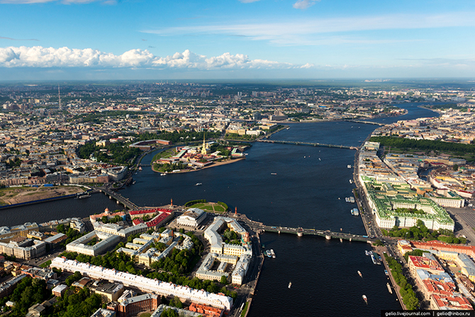 Санкт-Петербург с вертолета Санкт-Петербург с вертолета