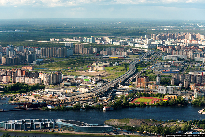 Санкт-Петербург с вертолета Санкт-Петербург с вертолета