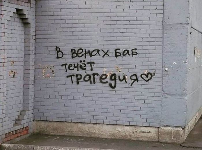 Философские высказывания с улиц наших городов