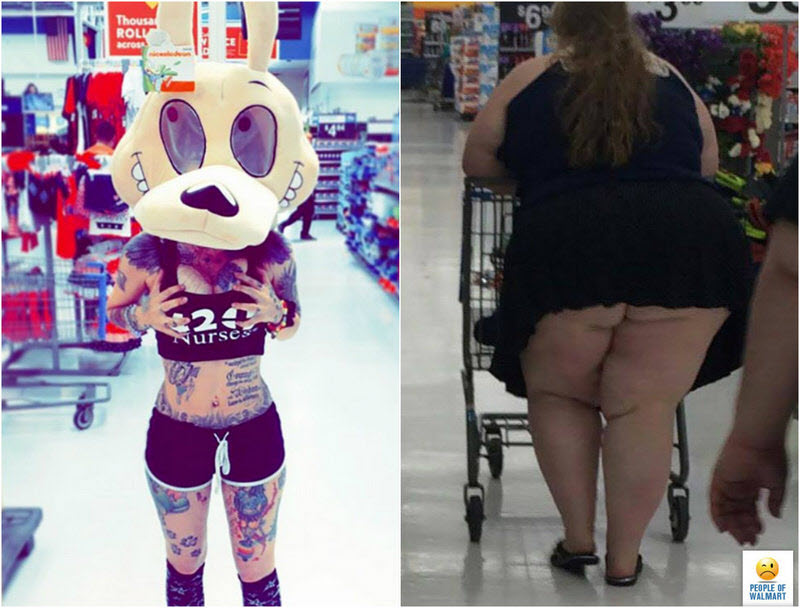 Экстравагантные покупатели Walmart