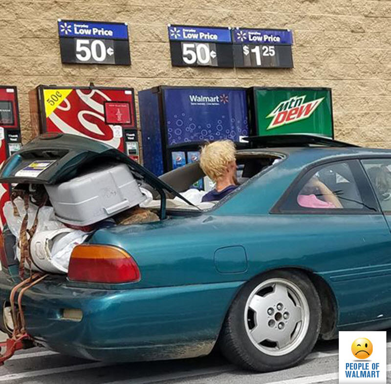 Экстравагантные покупатели Walmart