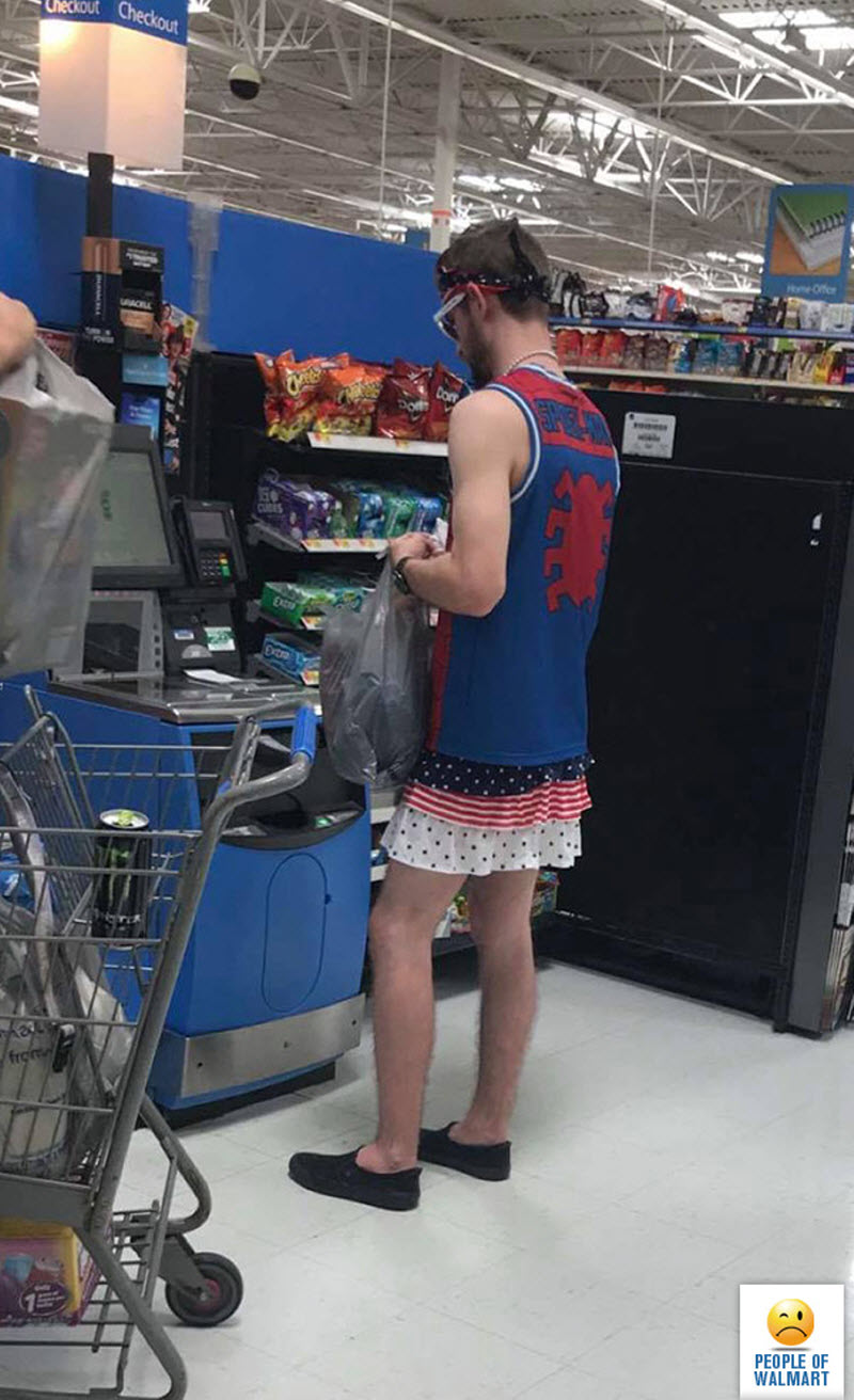 Экстравагантные покупатели Walmart