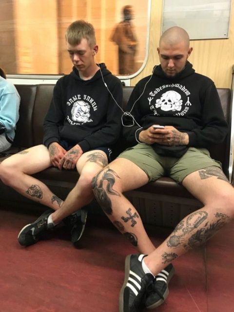 Модники и странные пассажиры в метро