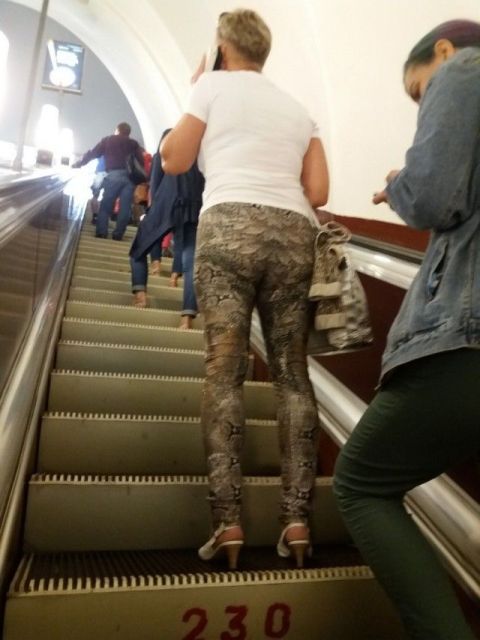 Модники и странные пассажиры в метро