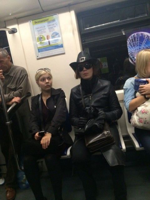 Модники и странные пассажиры в метро