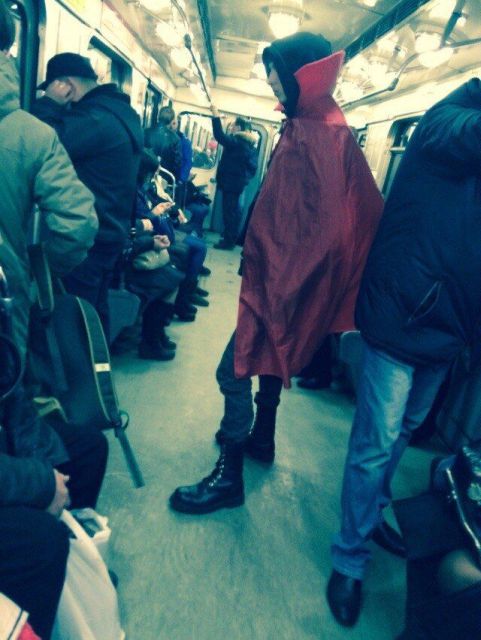 Модники и странные пассажиры в метро