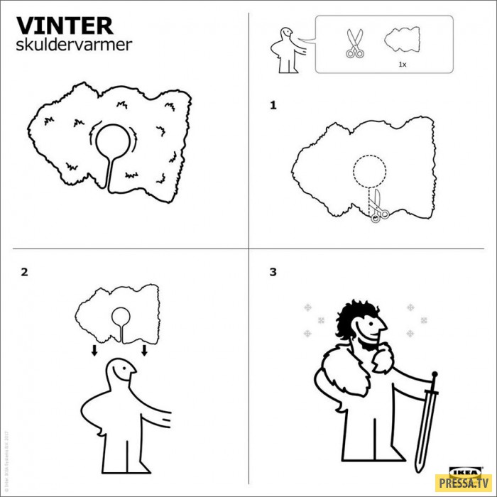 Как стать Королем Севера. Инструкция от IKEA