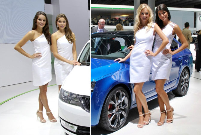 Девушки Франкфуртского автосалона 2013
