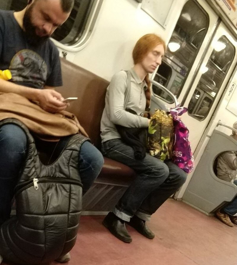 Модники из российского метрополитена