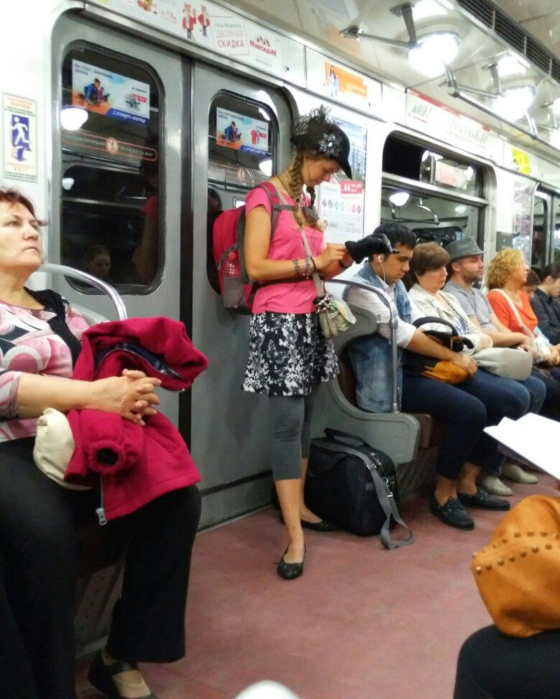 Модники из российского метрополитена