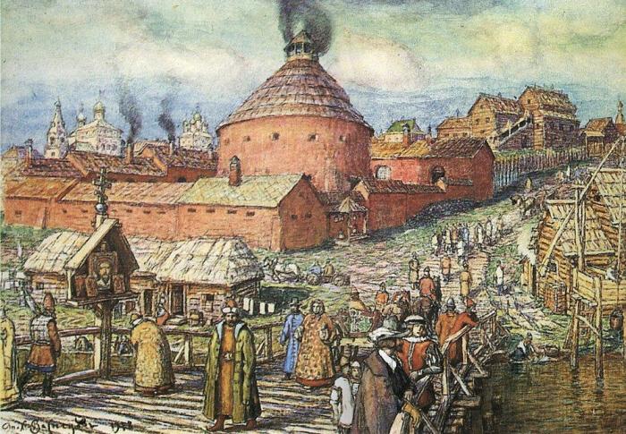 Как выглядел средневековый центр Москвы Как выглядел средневековый центр Москвы