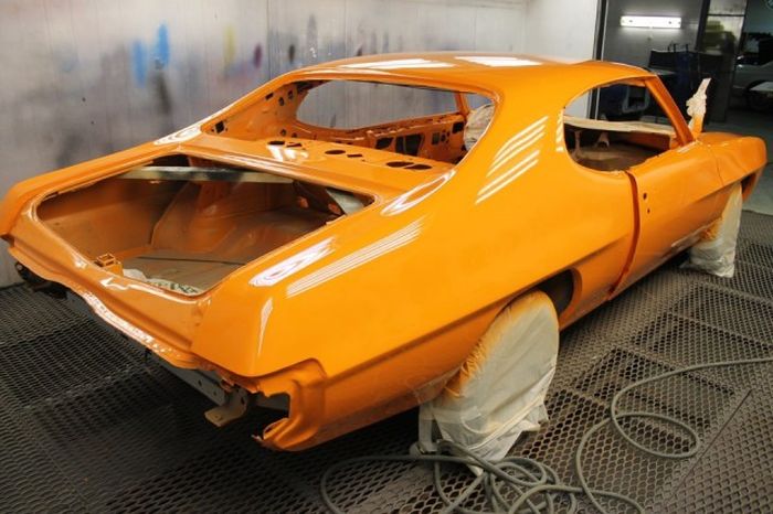 Восстановление маслкара Pontiac GTO 1970 года