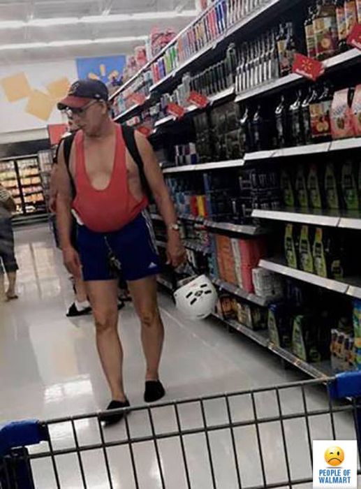 Странные посетители супермаркета Walmart