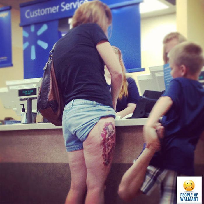 Странные посетители супермаркета Walmart