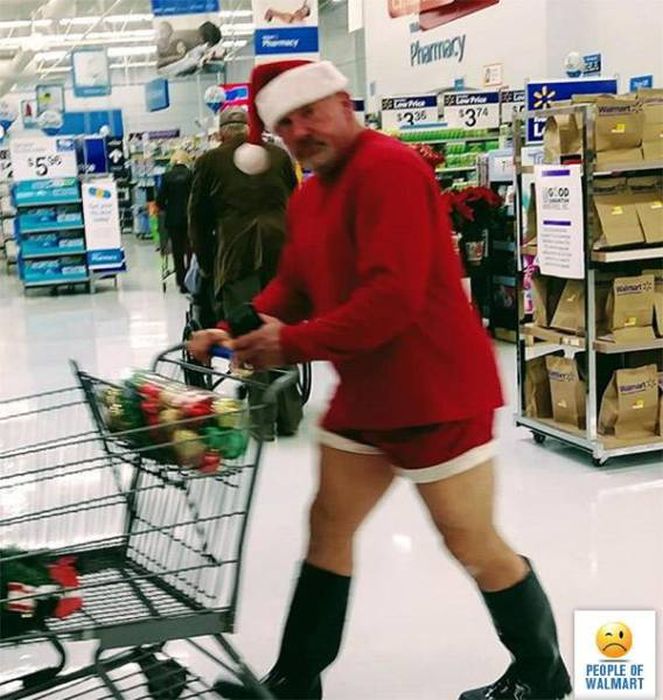 Странные посетители супермаркета Walmart