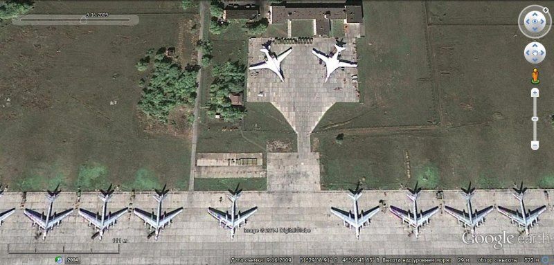 Российские стратегические ядерные силы и средства ПРО на снимках Google Earth (26 фото) Российские стратегические ядерные силы и средства ПРО на снимках Google Earth (26 фото)