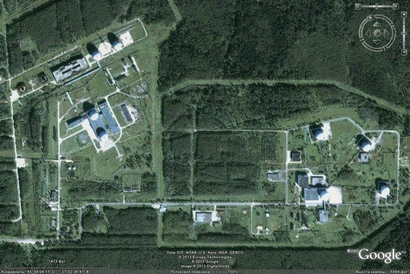 Российские стратегические ядерные силы и средства ПРО на снимках Google Earth (26 фото) Российские стратегические ядерные силы и средства ПРО на снимках Google Earth (26 фото)