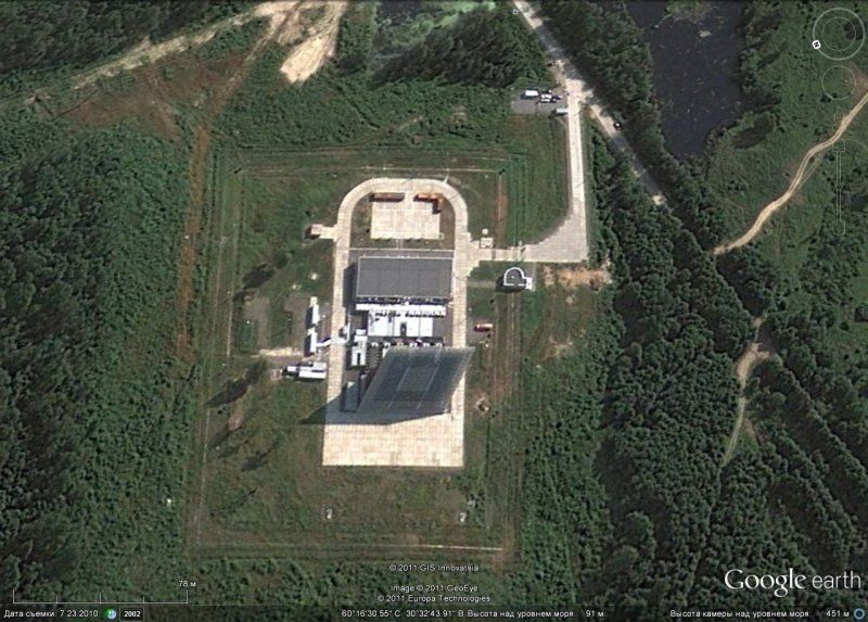 Российские стратегические ядерные силы и средства ПРО на снимках Google Earth (26 фото) Российские стратегические ядерные силы и средства ПРО на снимках Google Earth (26 фото)