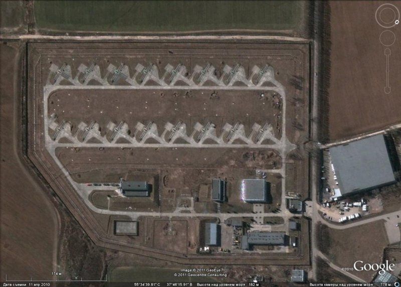 Российские стратегические ядерные силы и средства ПРО на снимках Google Earth (26 фото) Российские стратегические ядерные силы и средства ПРО на снимках Google Earth (26 фото)