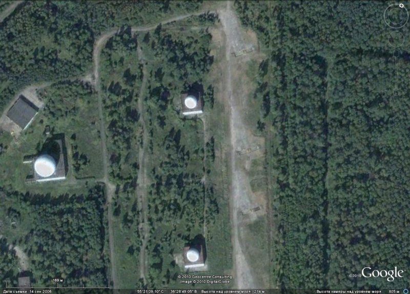 Российские стратегические ядерные силы и средства ПРО на снимках Google Earth (26 фото) Российские стратегические ядерные силы и средства ПРО на снимках Google Earth (26 фото)