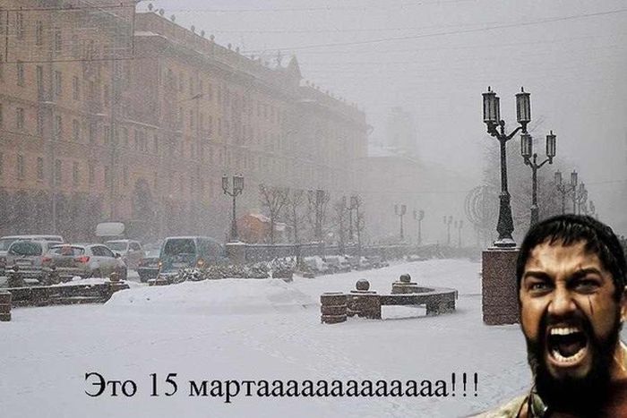 Март, уходи! (53 картинки)