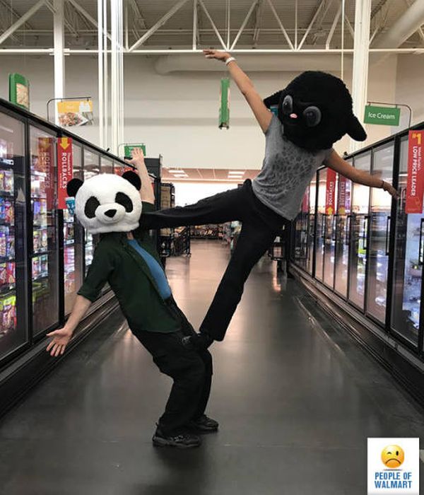 Чудные посетители супермаркетов Walmart