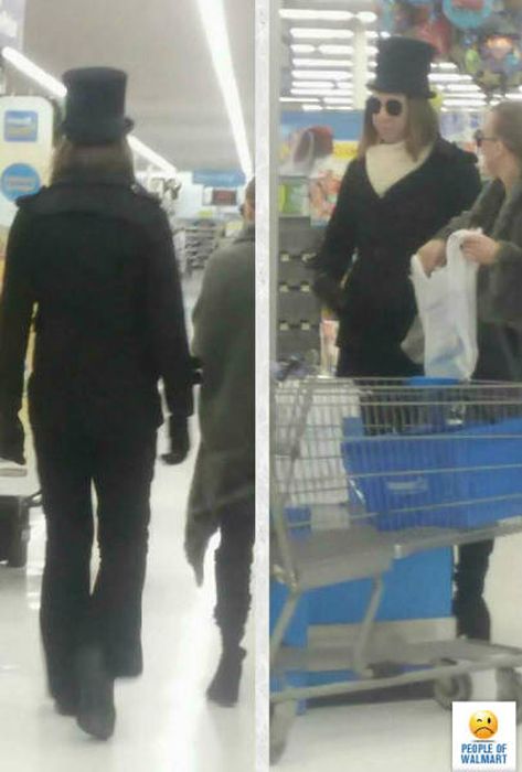 Чудные посетители супермаркетов Walmart