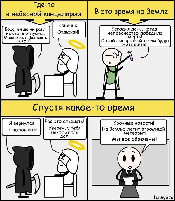 Смешные комиксы