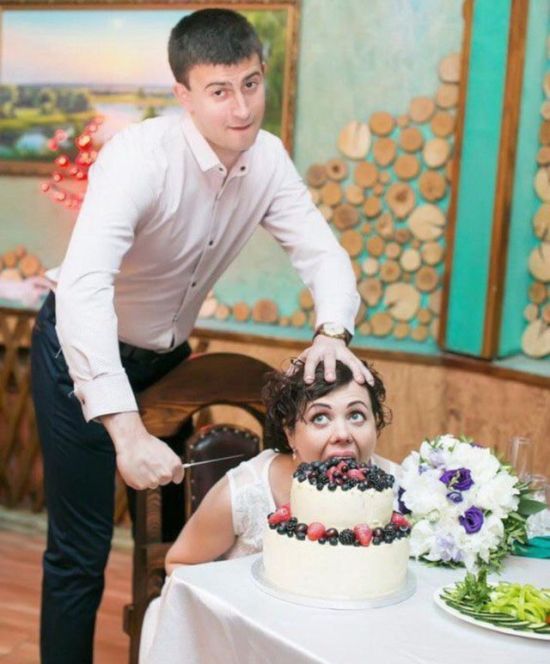Странные свадебные фотографии