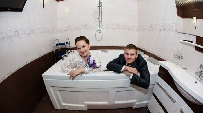 Странные свадебные фотографии