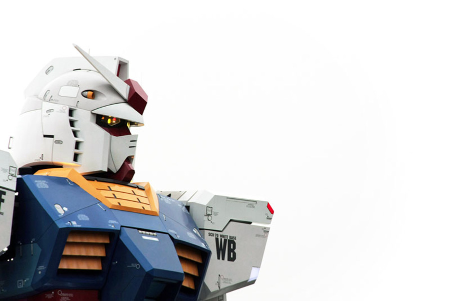 18-метровый робот Gundam в Японии 18-метровый робот Gundam в Японии
