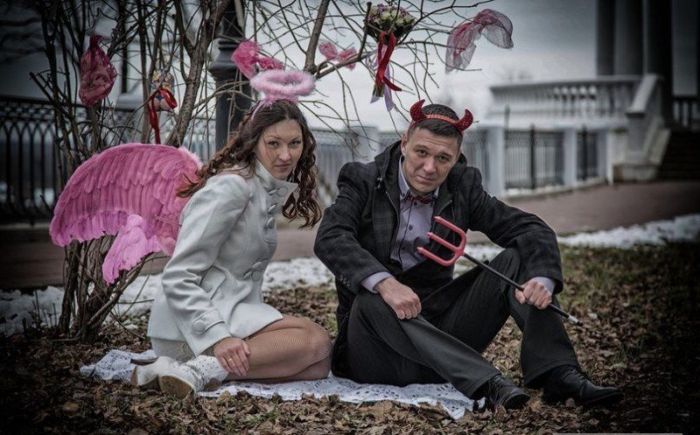 Забавные свадебные фотографии