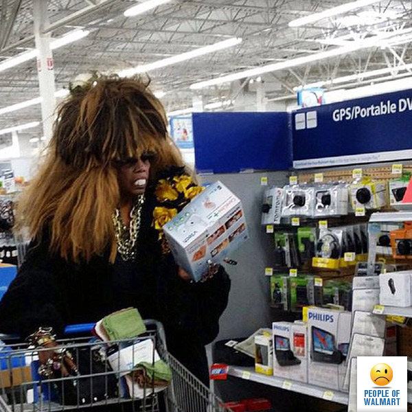 Экстравагантные покупатели Walmart