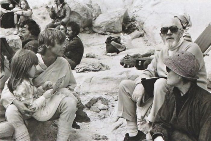 На съемках "Звездных Войн"