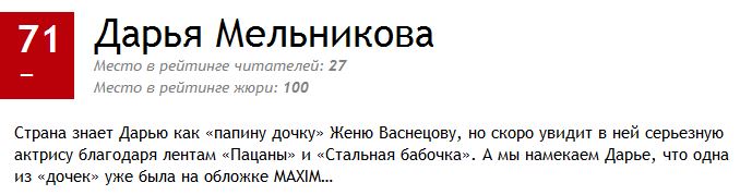100 самых сексуальных женщин России 2014