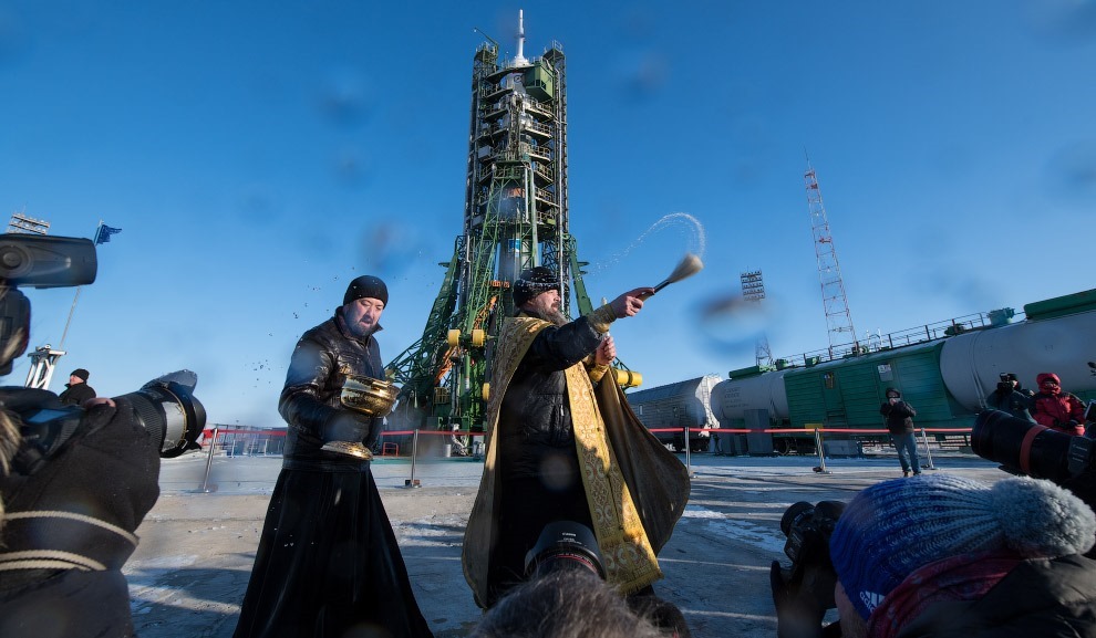 Как стартовал российский космический корабль «Союз МС-07»