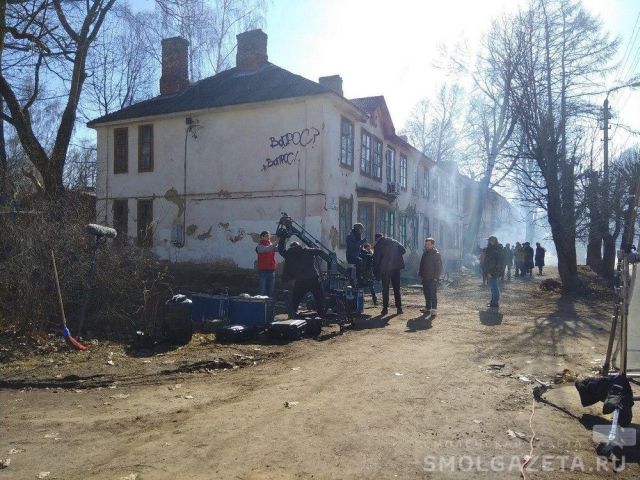 В Смоленске военную разруху можно снимать прямо на реальных улицах города