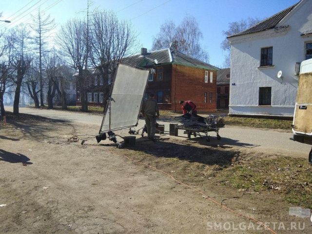 В Смоленске военную разруху можно снимать прямо на реальных улицах города