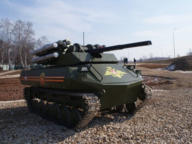 Возможности российского боевого робота «Уран-9» Возможности российского боевого робота «Уран-9»