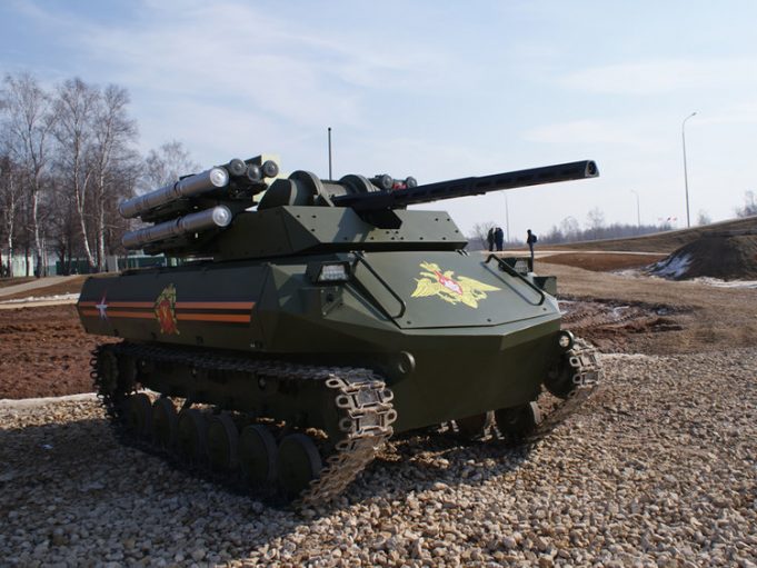 Возможности российского боевого робота «Уран-9» Возможности российского боевого робота «Уран-9»