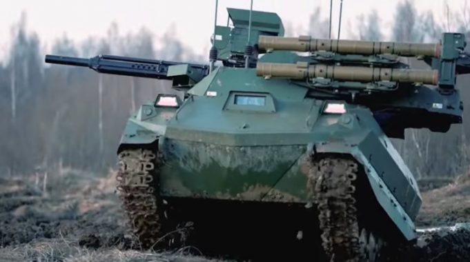 Возможности российского боевого робота «Уран-9» Возможности российского боевого робота «Уран-9»