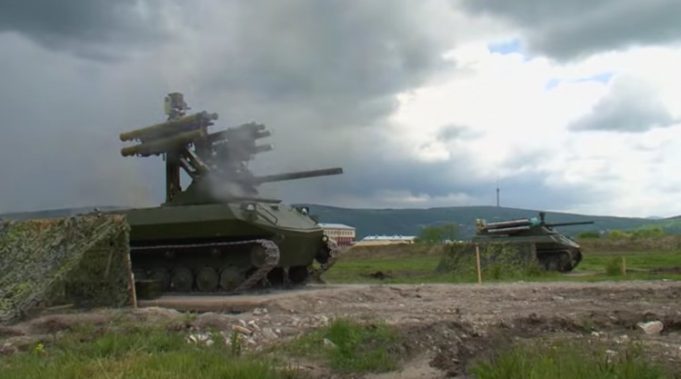 Возможности российского боевого робота «Уран-9» Возможности российского боевого робота «Уран-9»