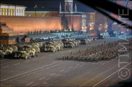 Репетиция парада 9 мая. Военная техника