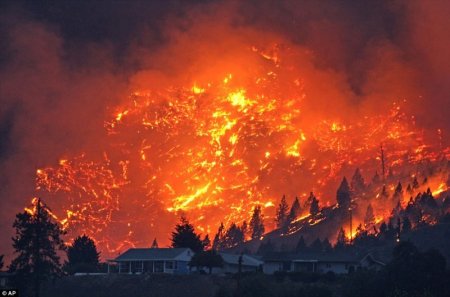 Как горят Канадские горы (6 фото)
