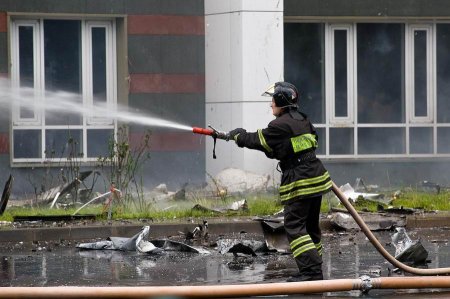 Как горят новые дома (20 фото)