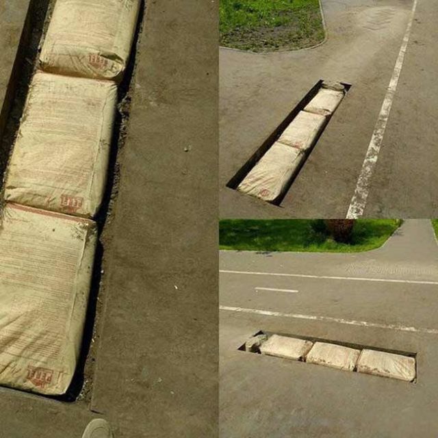 Ямочный ремонт дорог своими силами
