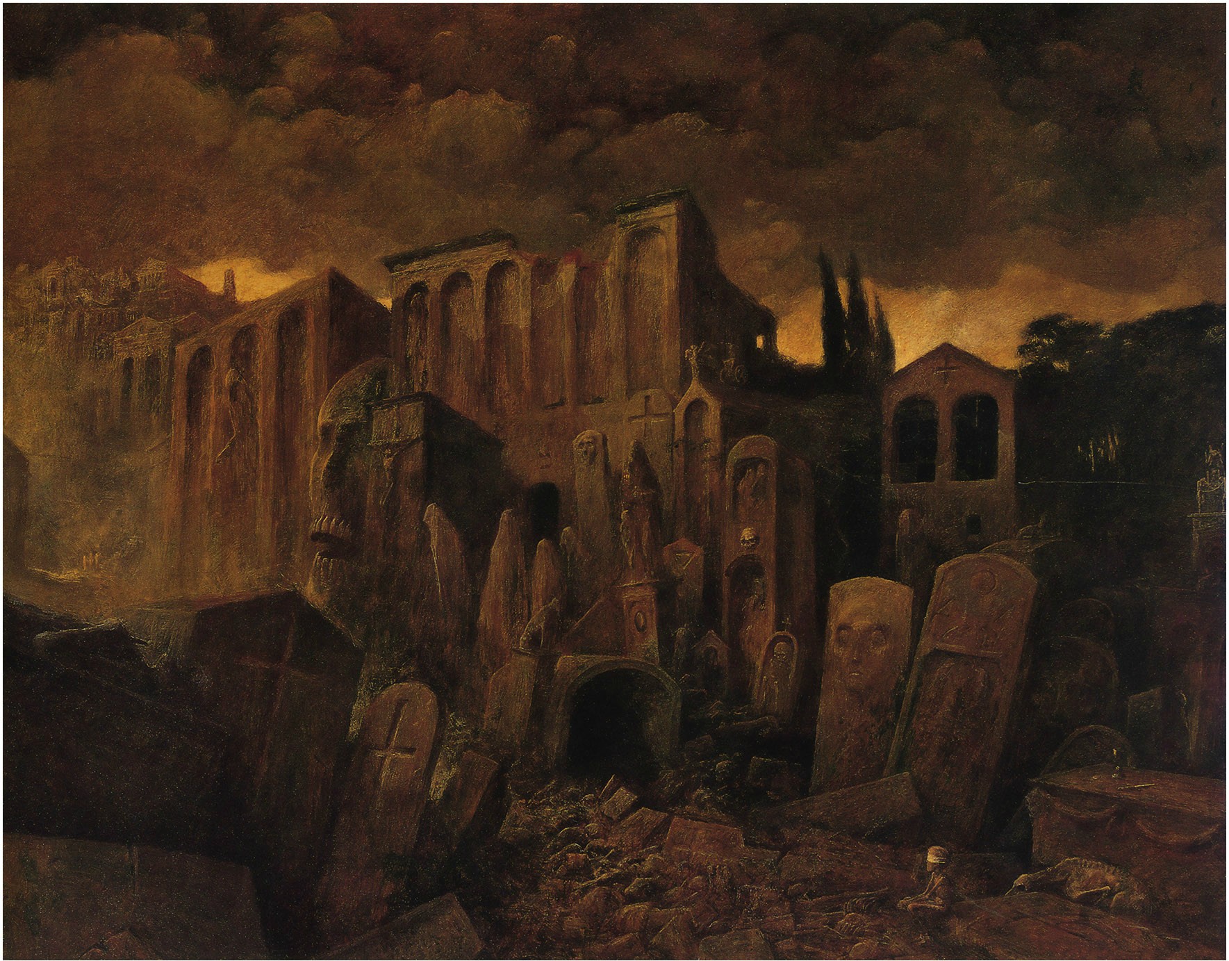 Психоделические картины от Zdzislawа Beksi'nski (101 фото)