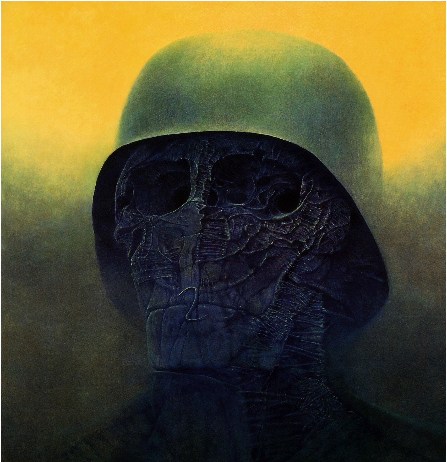 Психоделические картины от Zdzislawа Beksi'nski (101 фото)