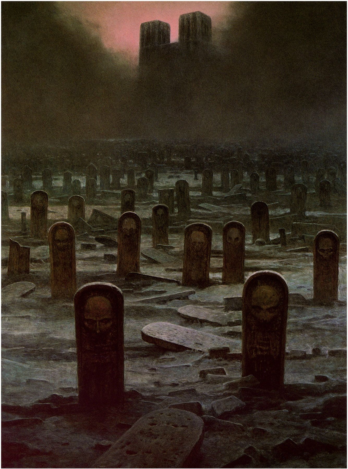 Психоделические картины от Zdzislawа Beksi'nski (101 фото)
