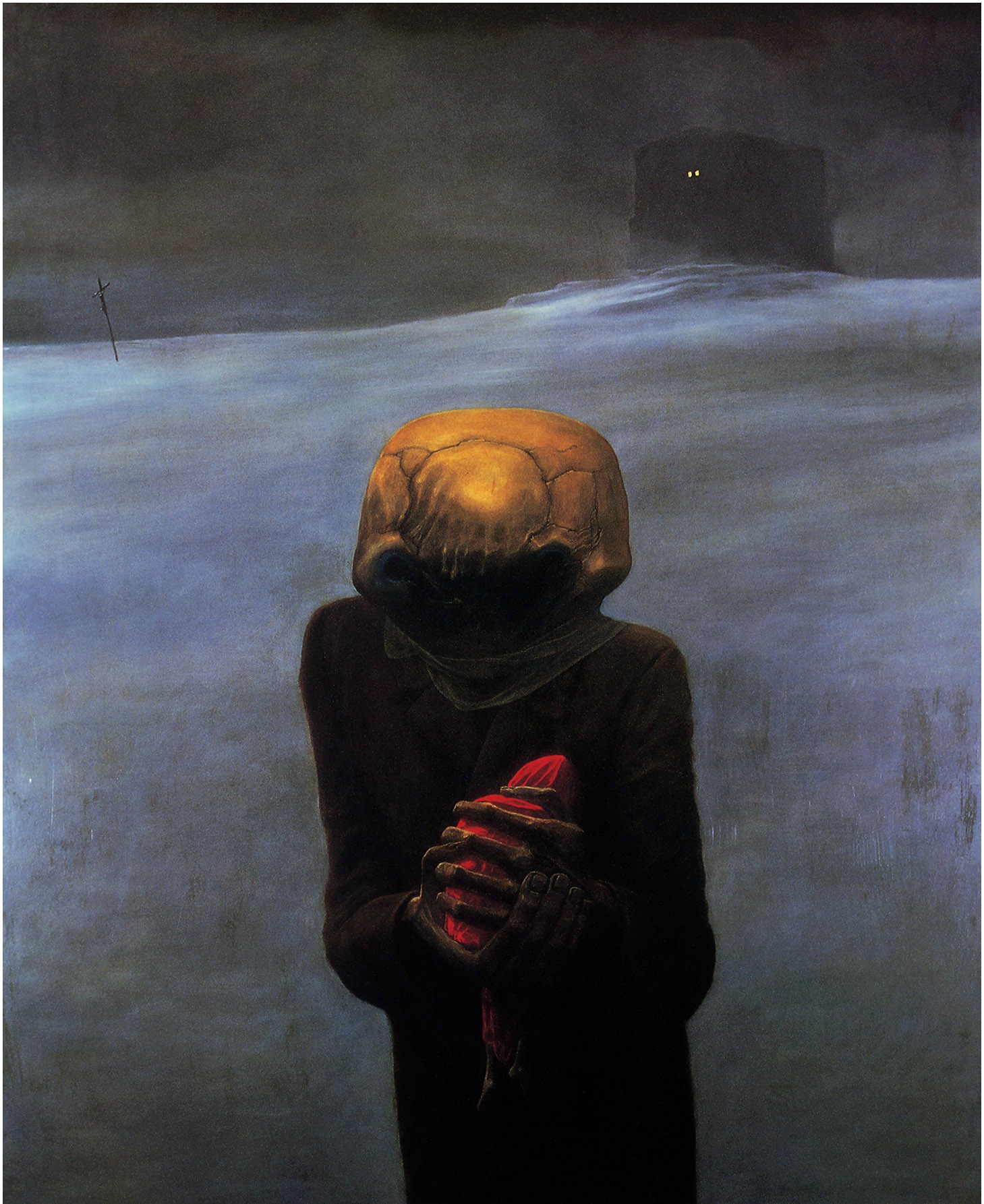 Психоделические картины от Zdzislawа Beksi'nski (101 фото)